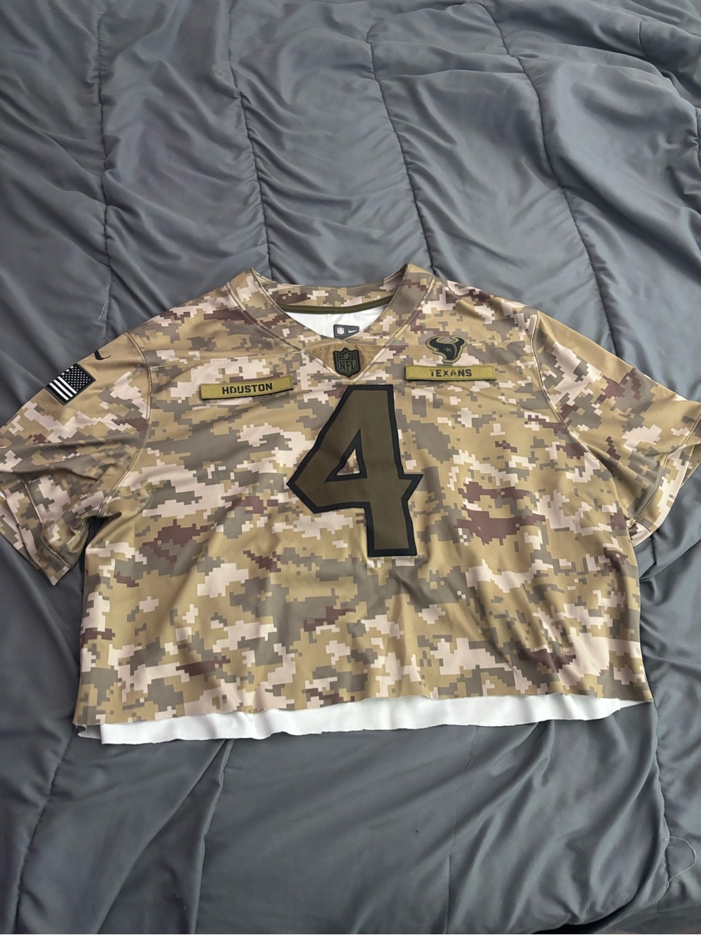 NFL Desert Camo Football Jersey with Olive Accents